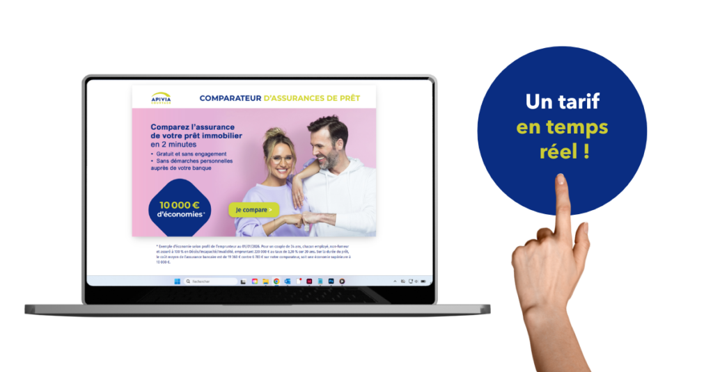 Preview du comparateur d'assurance de prêt particulier et professionnel